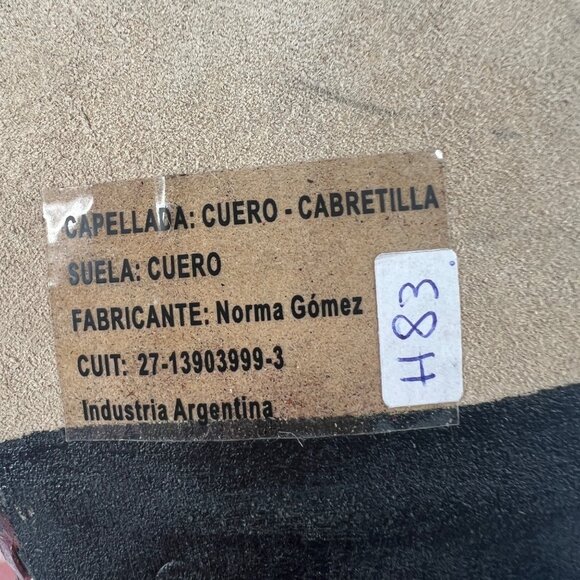 Suipacha 256 Tango Professional Dance Shoes Leather Sole‎ Cap Toe Woven Size 9 - Picture 7 of 12